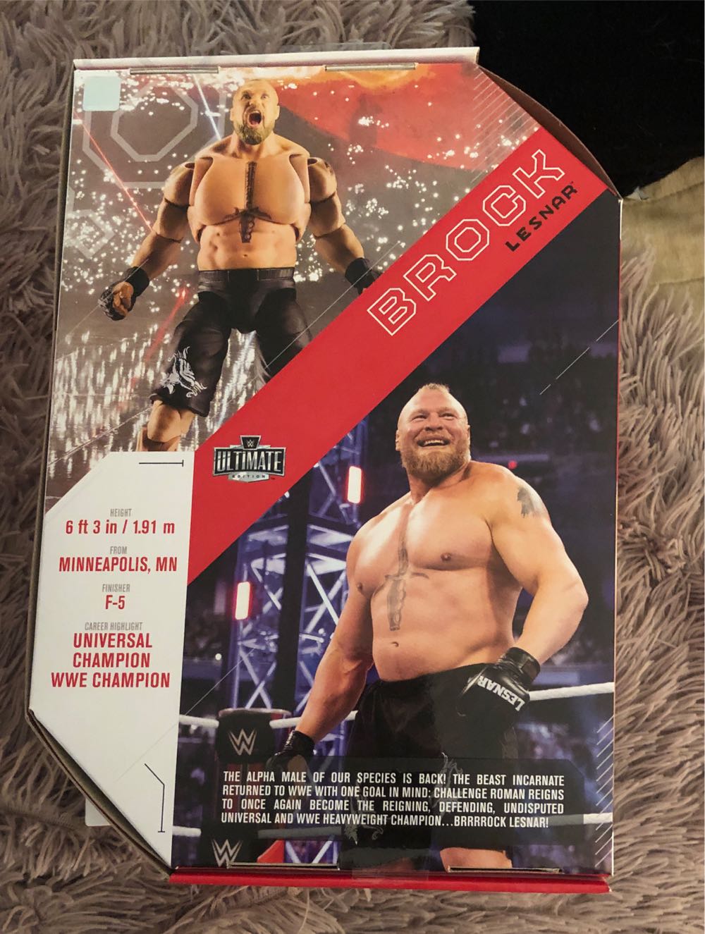Brock Lesnar - Mattel (Ultimate) action figure collectible [Barcode 194735107629] - Main Image 2