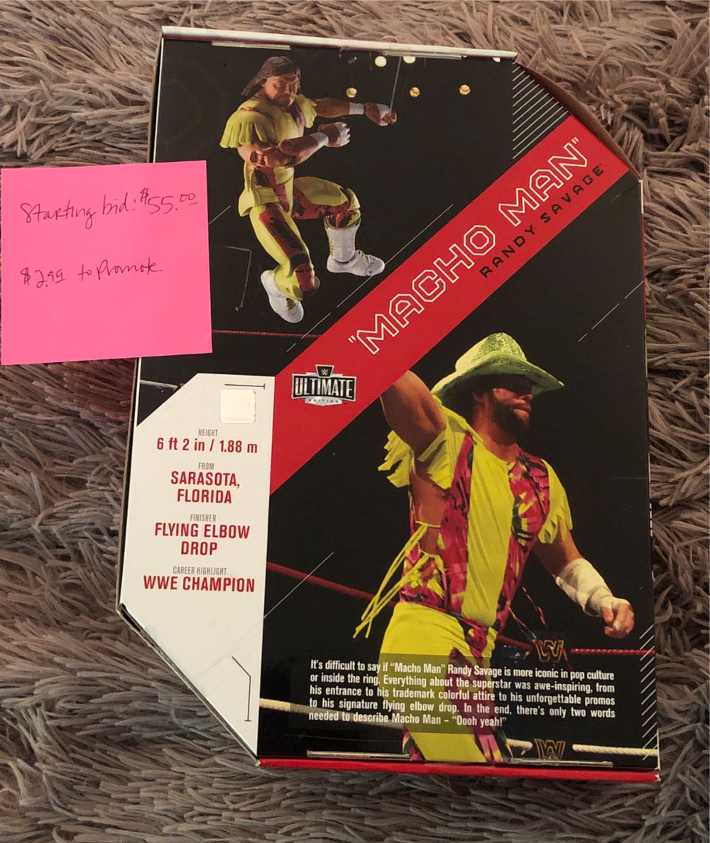 “Macho Man” Randy Savage - Mattel (Mattel Ultimate Edition) action figure collectible [Barcode 887961921915] - Main Image 2