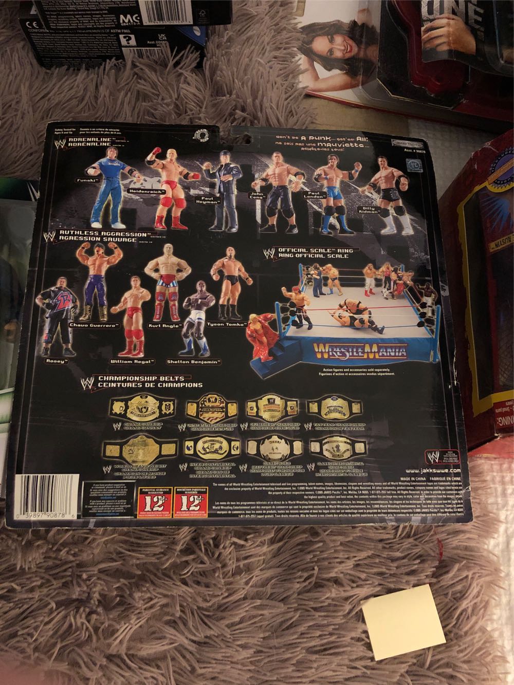 Rey Mysterio And Rene Dupree (Wrestlemania 21) - Jakks Pacific (WrestleMania 21) action figure collectible [Barcode 039897908786] - Main Image 2