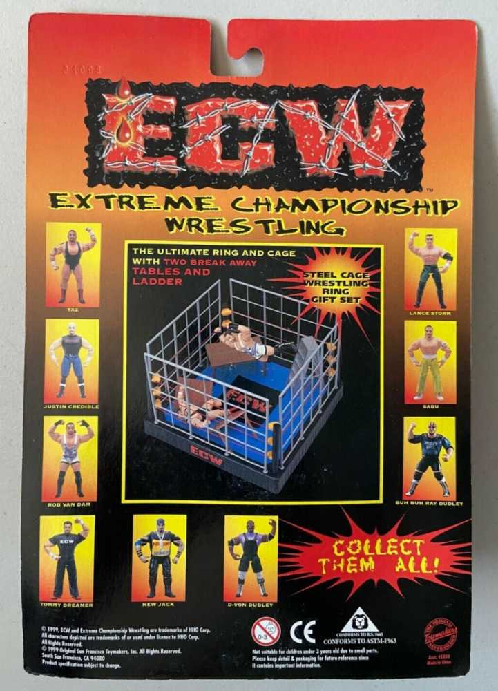 Original Toymakers San Francisco Ecw Extreme Championship Wrestling D-Von Dudley   action figure collectible [Barcode 747005018004] - Main Image 2