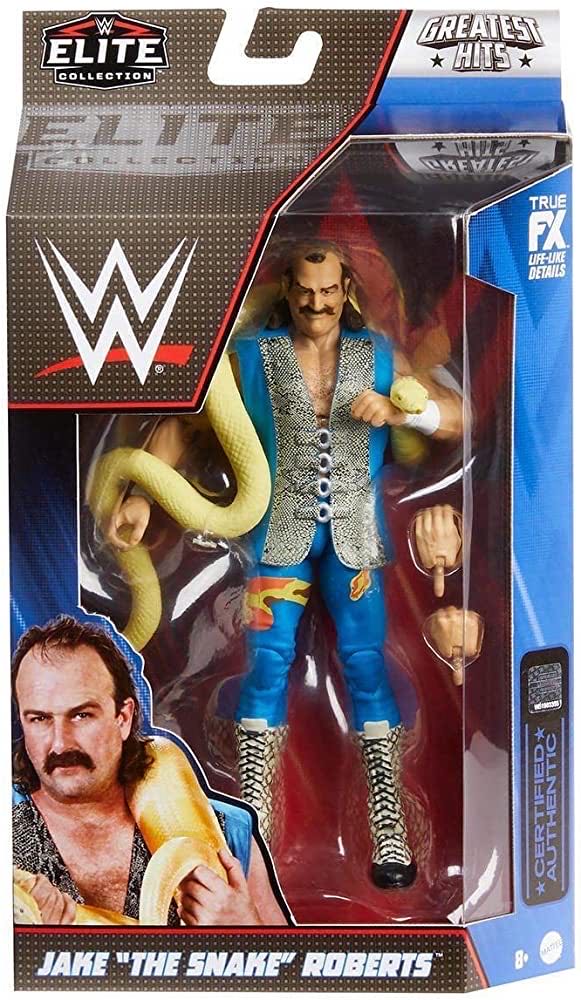 Jake “The Snake” Roberts - Mattel (WWE Elite Collection Greatest Hits Series 1) action figure collectible - Main Image 2