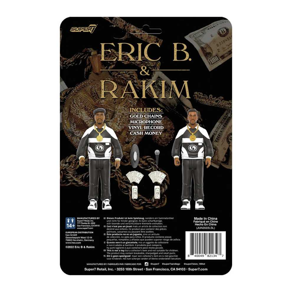 Super7 Reaction - Eric B. & Rakim - Super 7 (Eric B & Rakim) action figure collectible [Barcode 840049821347] - Main Image 2