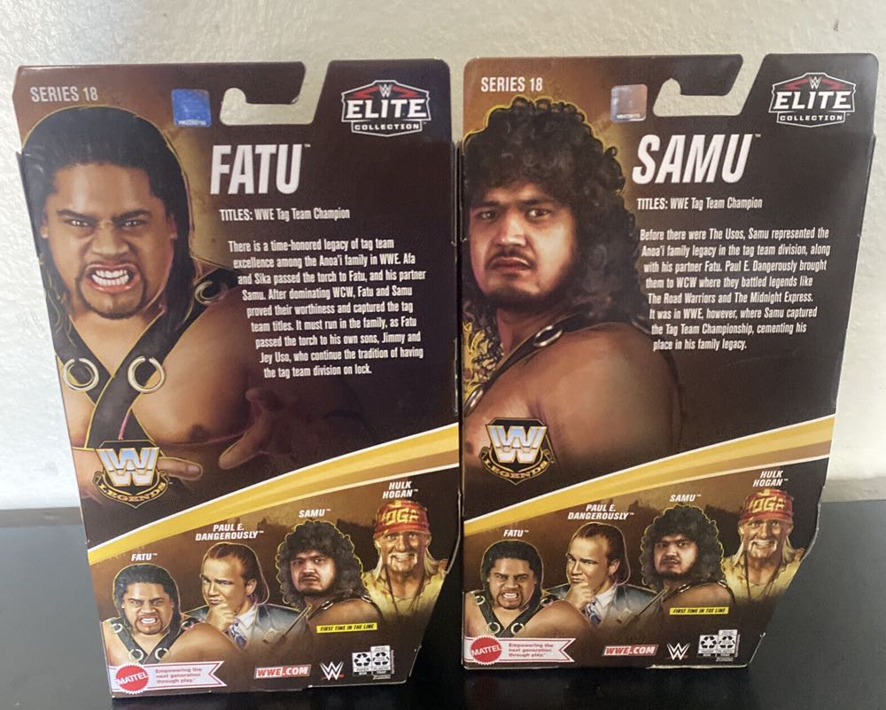 Samu - WWE Mattel (WWE Elite Legends Series 18) action figure collectible - Main Image 4