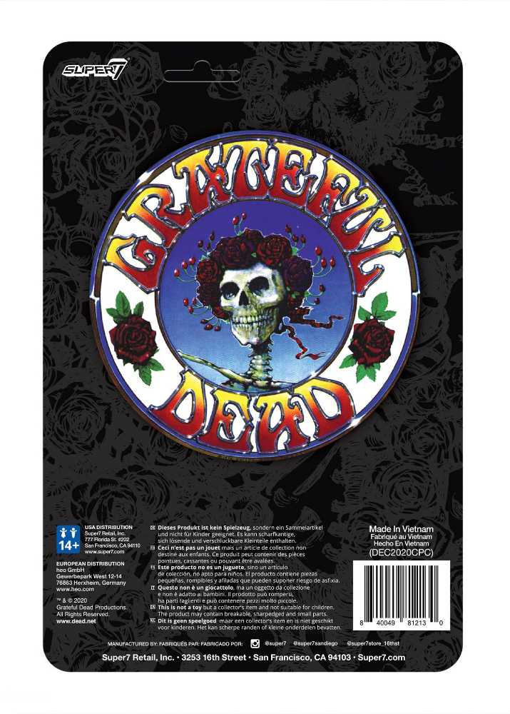 Bertha - Super 7 / ReAction Figures (Grateful Dead ReAction Figures) action figure collectible [Barcode 840049812130] - Main Image 2