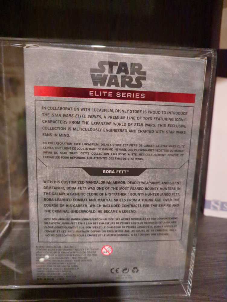 Boba Fett - Elite Series - Die Cast - Autographed by Jeremy Bulloch & Daniel Logan - Disney Star Wars (Die Cast) action figure collectible - Main Image 2