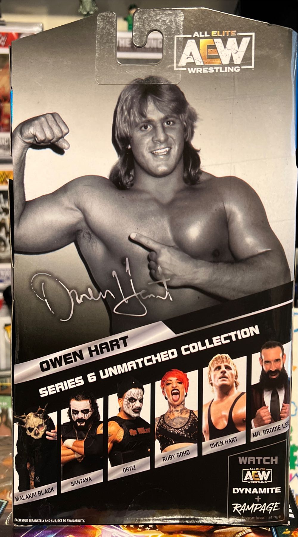 Owen Hart - Jazwares AEW (AEW) action figure collectible - Main Image 2