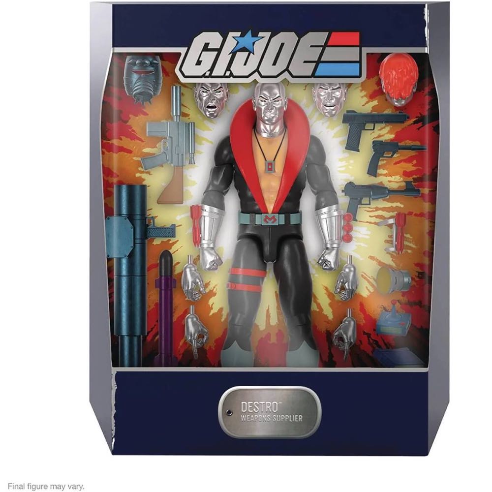 Super 7- Ultimates Destro - Super7 (G.I. Joe: A Real American Hero) action figure collectible [Barcode 840049818378] - Main Image 2