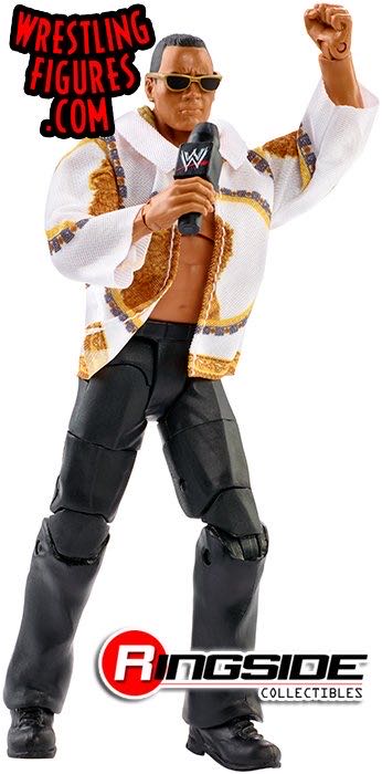 The Rock - Mattel Wwe (WWE Elite Greatest Hits) action figure collectible - Main Image 3
