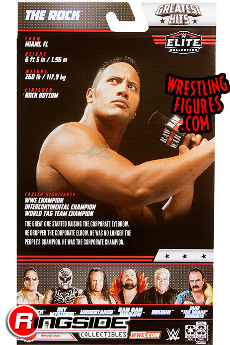 The Rock - Mattel Wwe (WWE Elite Greatest Hits) action figure collectible - Main Image 4