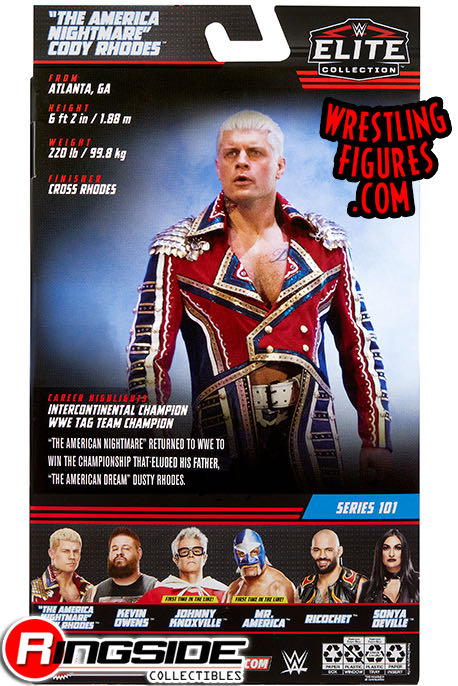 Cody Rhodes - Mattel Wwe (WWE Elite Collection 101) action figure collectible - Main Image 4
