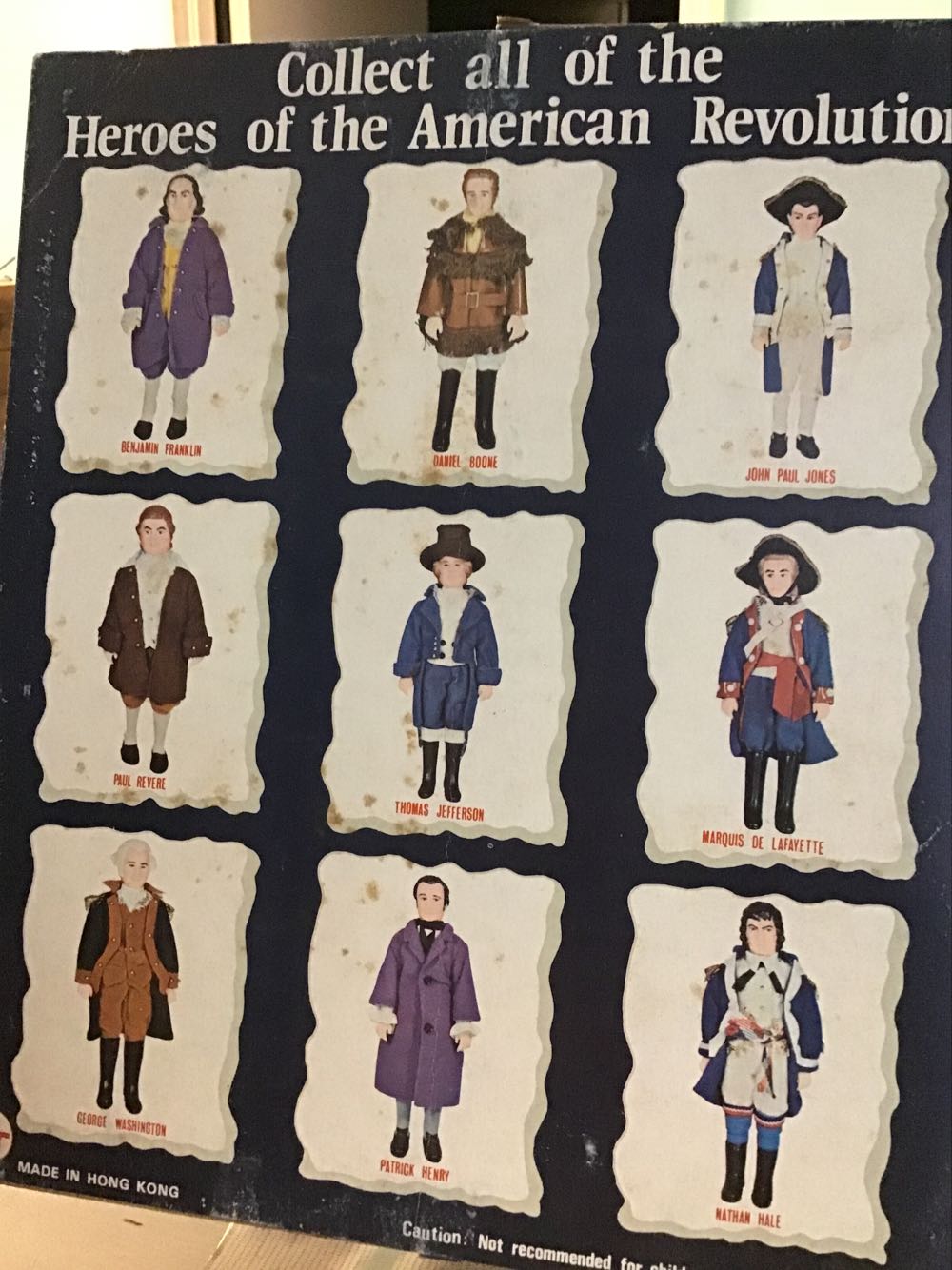 Heroes of the American Revolution-Thomas Jefferson - BT action figure collectible - Main Image 2