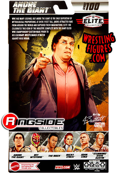 Andre The Giant - Mattel Wwe (WWE Elite Collection 100) action figure collectible - Main Image 4