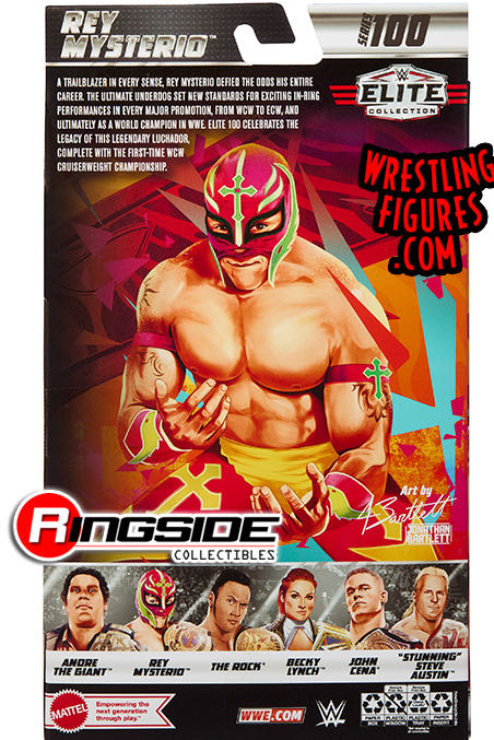 Rey Mysterio - Mattel Wwe (WWE Elite Collection 100) action figure collectible - Main Image 4