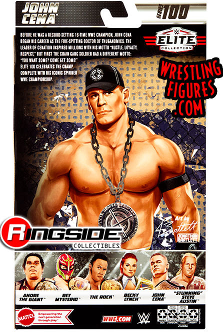 John Cena - Mattel Wwe (WWE Elite Collection 100) action figure collectible - Main Image 4