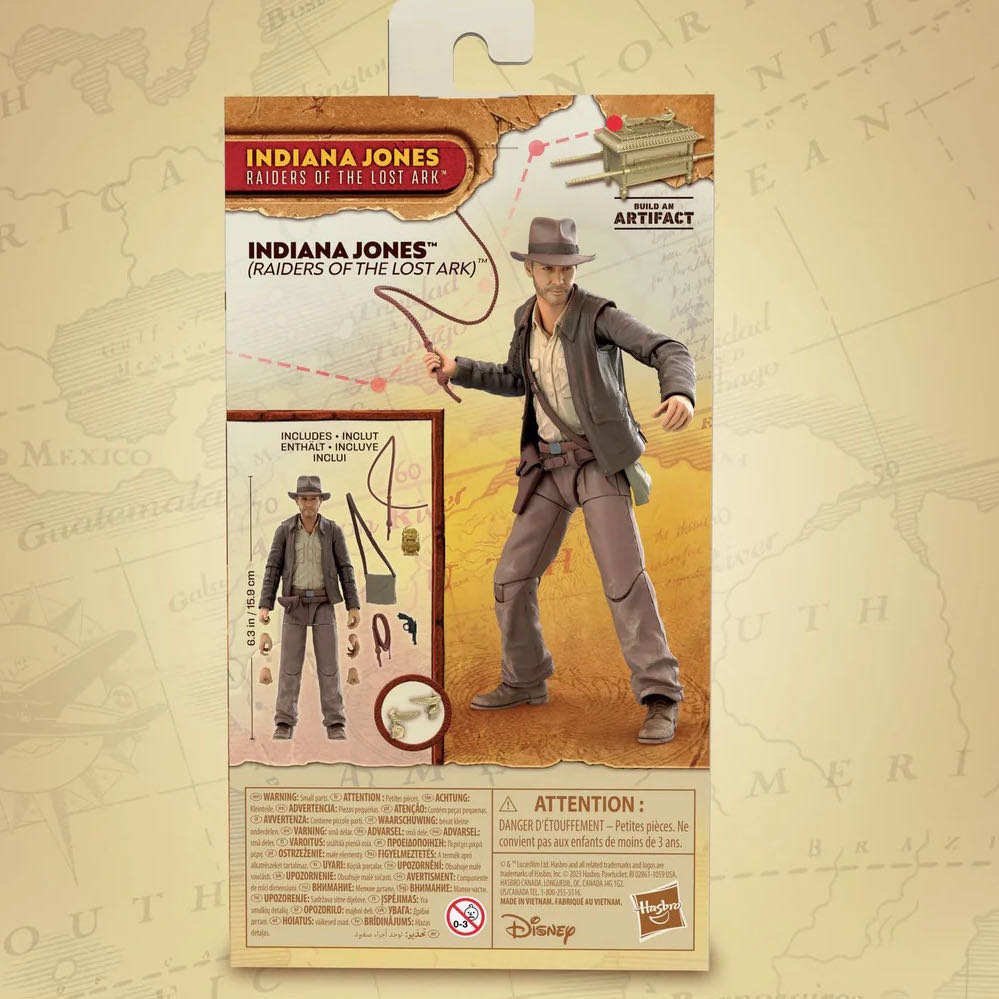 Indiana Jones (Raiders Of The Lost Ark) - Hasbro Indiana Jones (Indiana Jones-Adventure Series 1) action figure collectible - Main Image 4