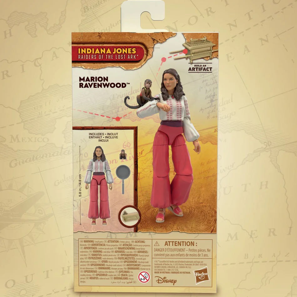Marion Ravenwood (Raiders Of The Lost Ark) - Hasbro Indiana Jones (Indiana Jones Adventure Series) action figure collectible - Main Image 4