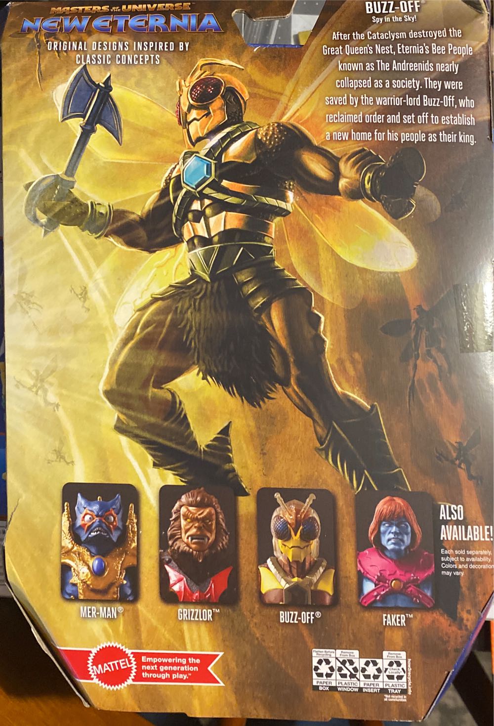 Buzz-Off - Mattel (Masters of the Universe - Masterverse) action figure collectible [Barcode 194735111497] - Main Image 3