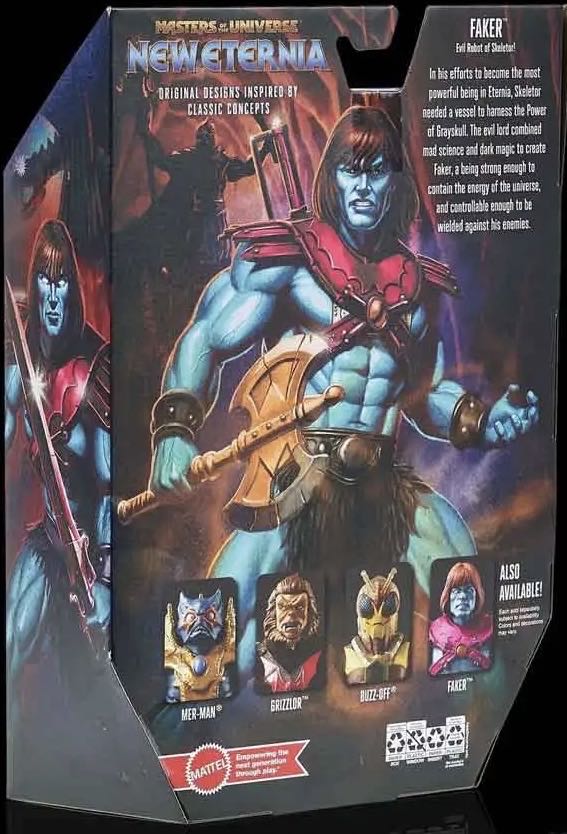 MOTU Faker New Eterna - Mattel (Masterverse) action figure collectible [Barcode 194735111466] - Main Image 3