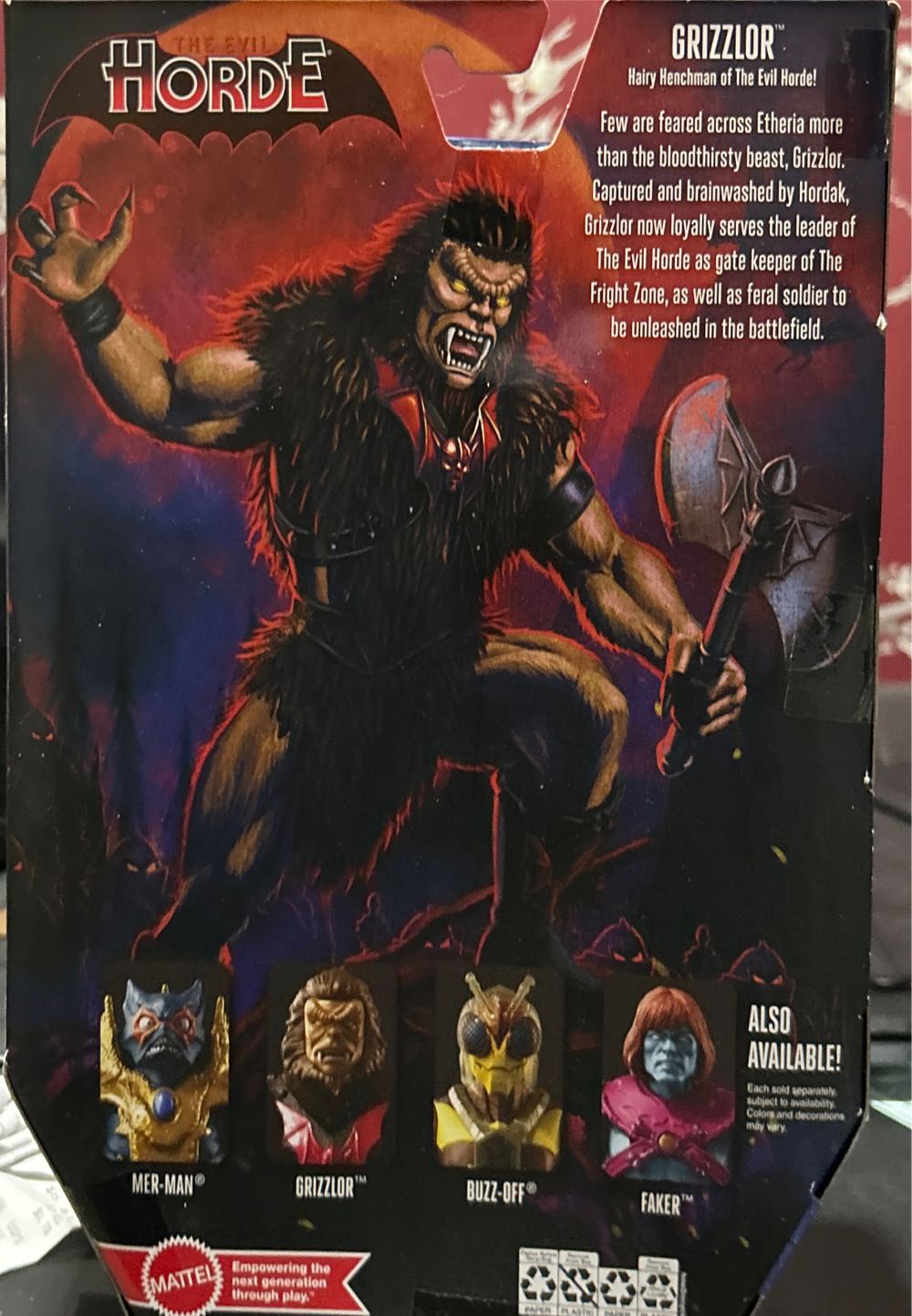 Grizzlor Masterverse Princess of Power - Mattel (Masters of the Universe - Masterverse) action figure collectible [Barcode 194735111374] - Main Image 3