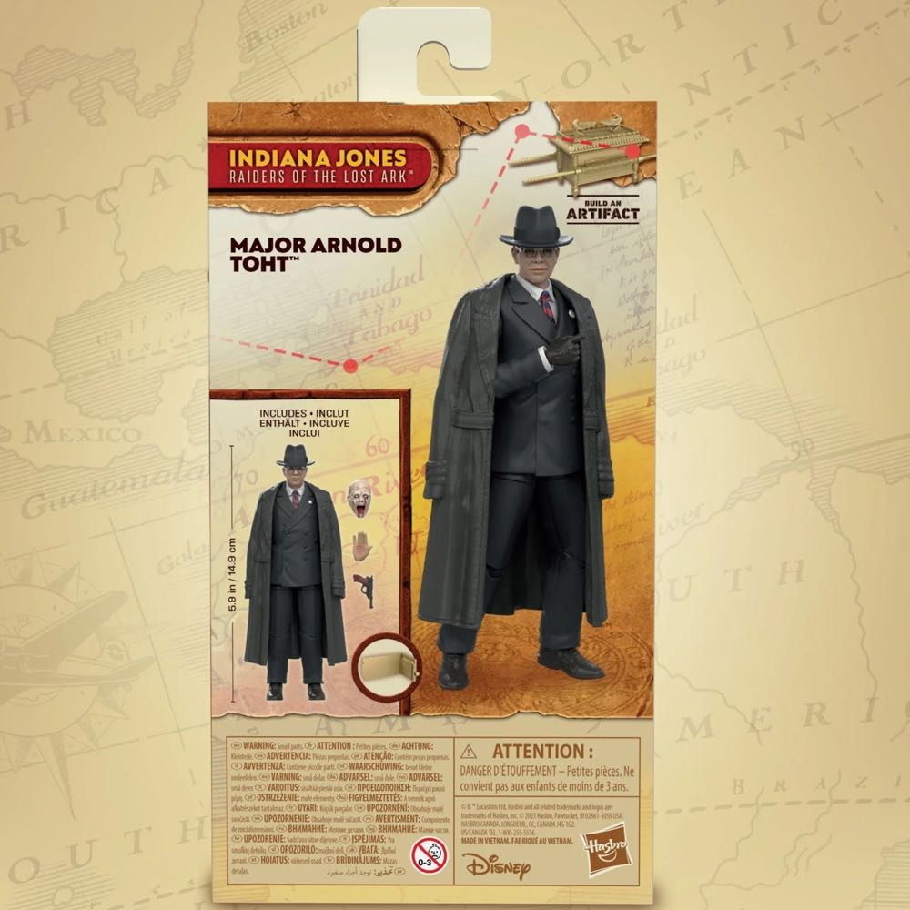 Major Arnold Toht - Hasbro (Indiana Jones and the Raiders of the Lost Ark) action figure collectible - Main Image 4
