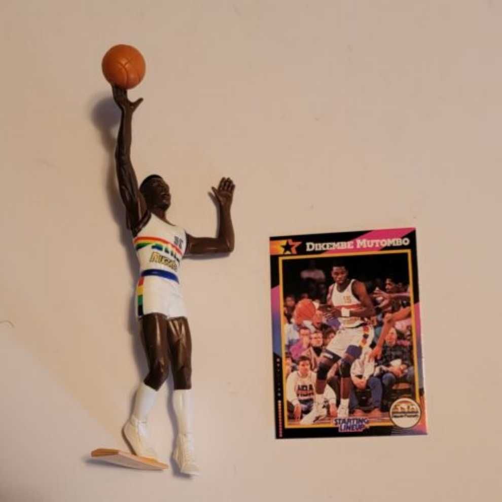 Kenner Starting Lineup ”Dikembe Mutombo” Denver Nuggets  action figure collectible [Barcode 076281679112] - Main Image 2