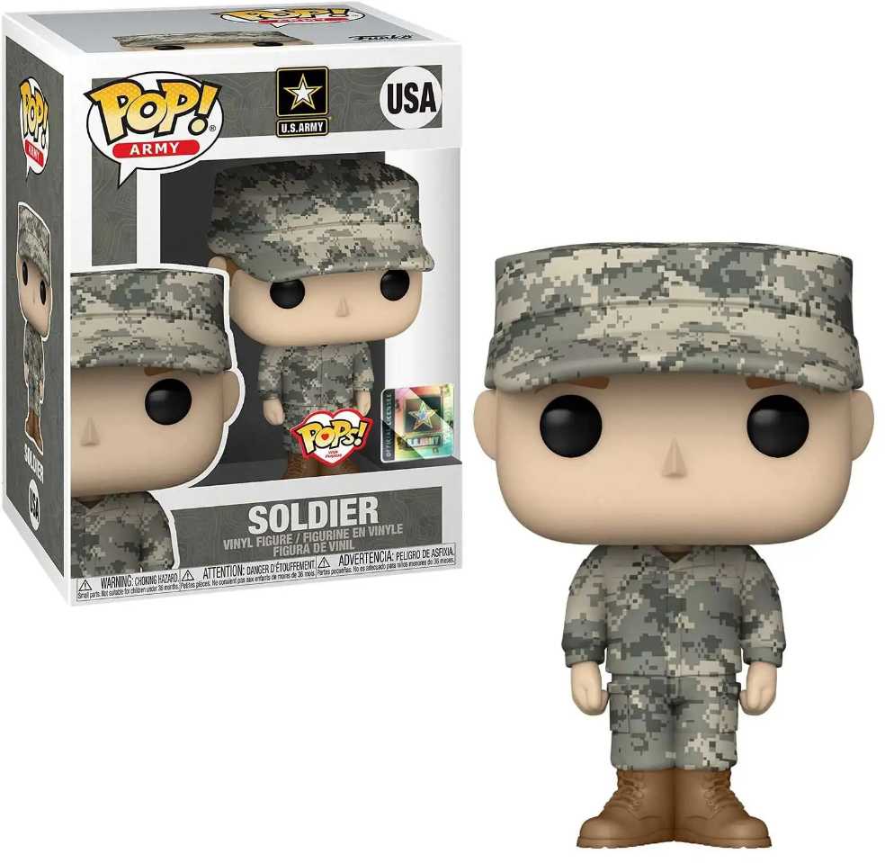 Funko POP! U.S. Army Soldier  - Funko (Military Heroes) action figure collectible [Barcode 889698467339] - Main Image 2