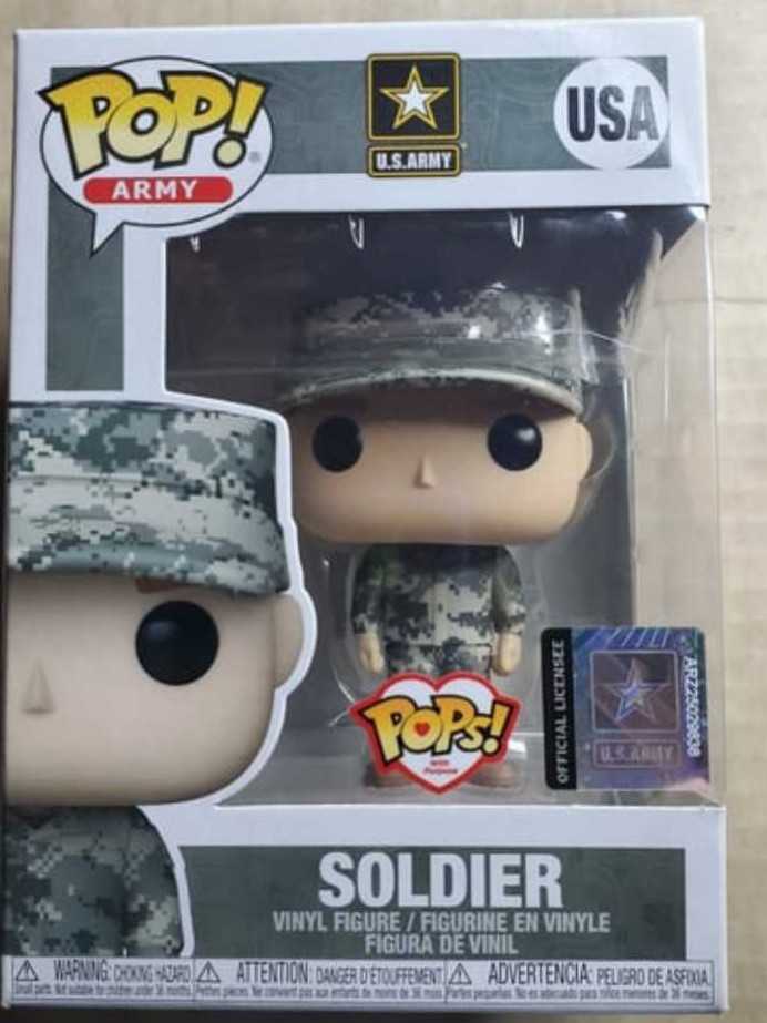 Funko POP! U.S. Army Soldier  - Funko (Military Heroes) action figure collectible [Barcode 889698467339] - Main Image 3