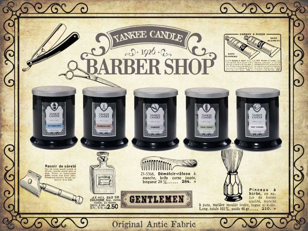 CANDLE: Man Candles Yankee Barber Shop 2015 - Yankee Candle (Man Candles) action figure collectible [Barcode 886860218492] - Main Image 3