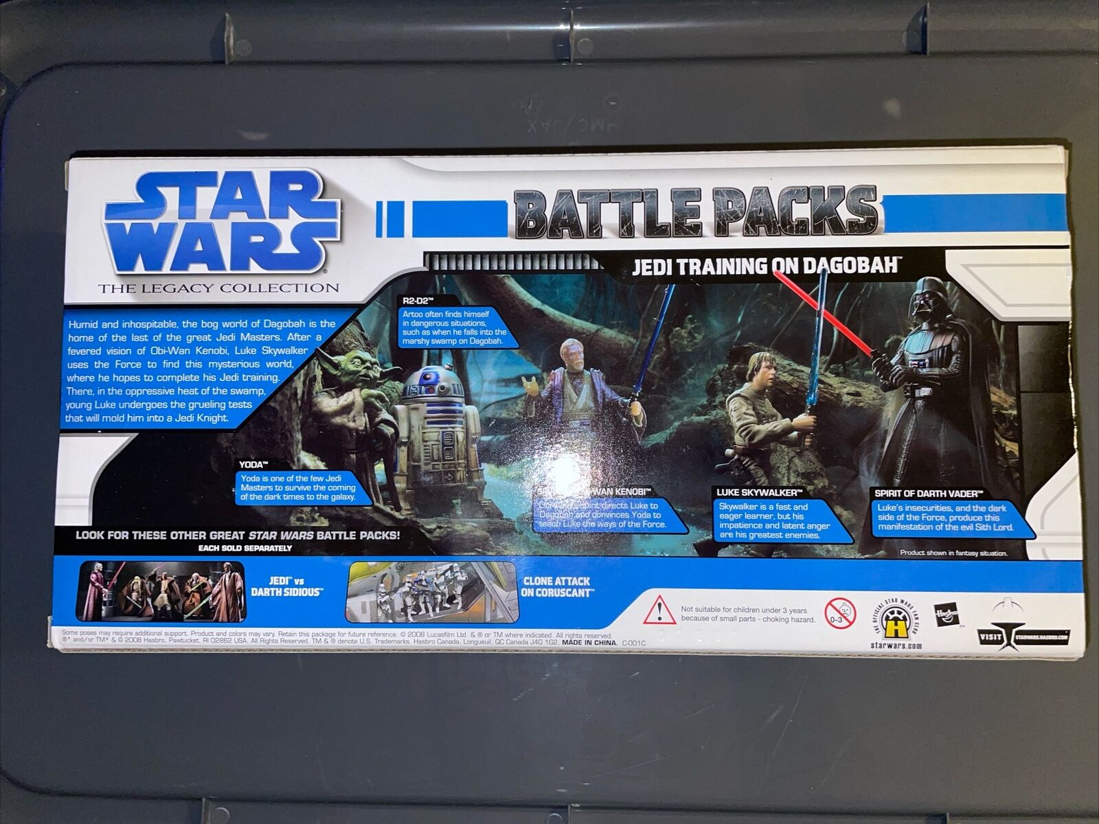 Battle Packs - Jedi Training On Dagobah - Hasbro (Battle Pack) action figure collectible [Barcode 653569362692] - Main Image 2