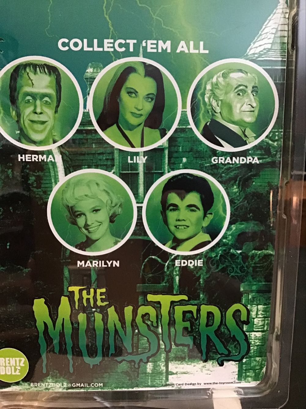 Horror The Munsters Brentz dollz Uncle Gill - Brentz Dolz (The Munsters) action figure collectible - Main Image 2