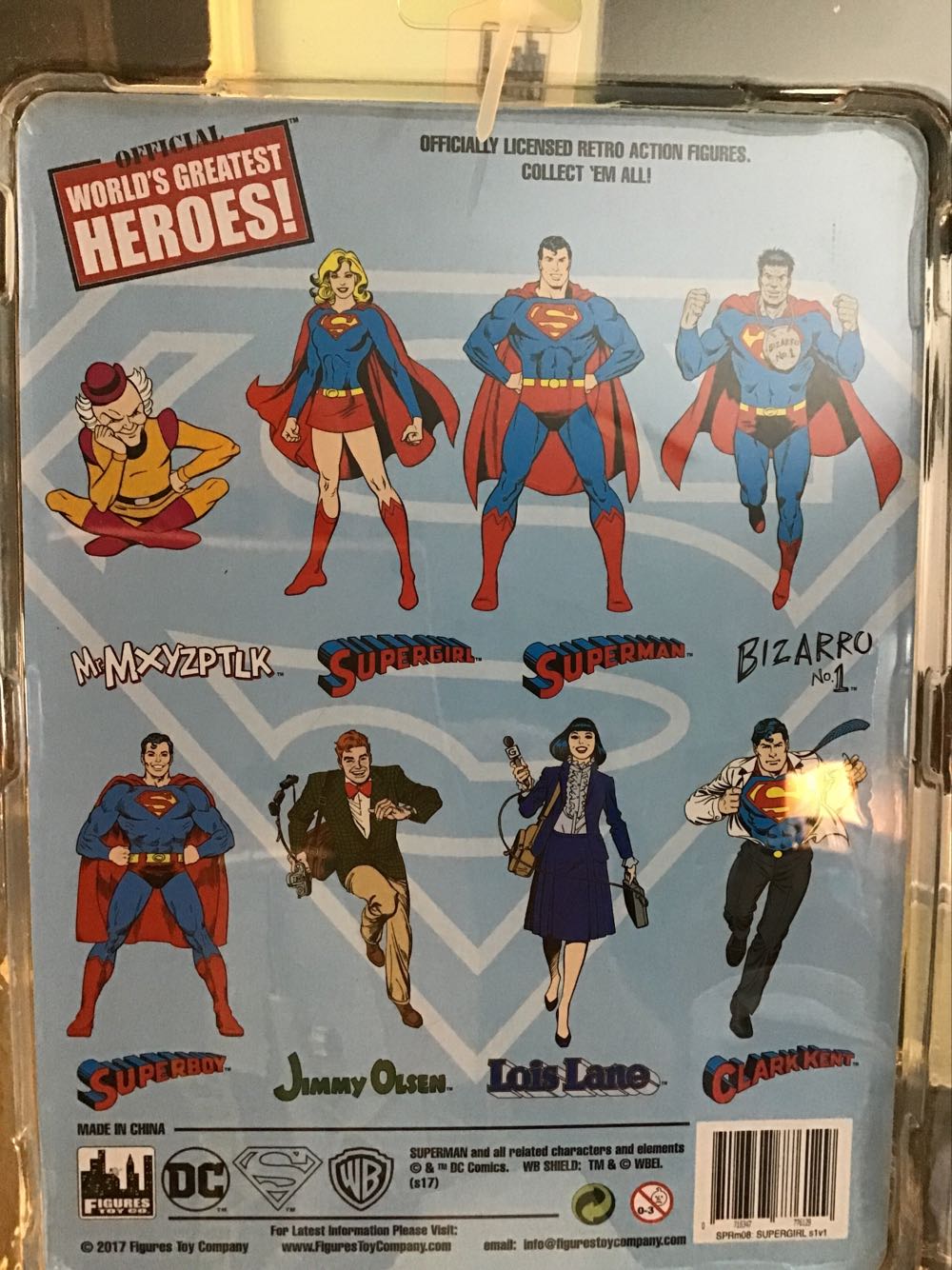 Superman-Supergirl - Figures Toy Company (Official World’s Greatest Heroes!) action figure collectible [Barcode 718347776129] - Main Image 2