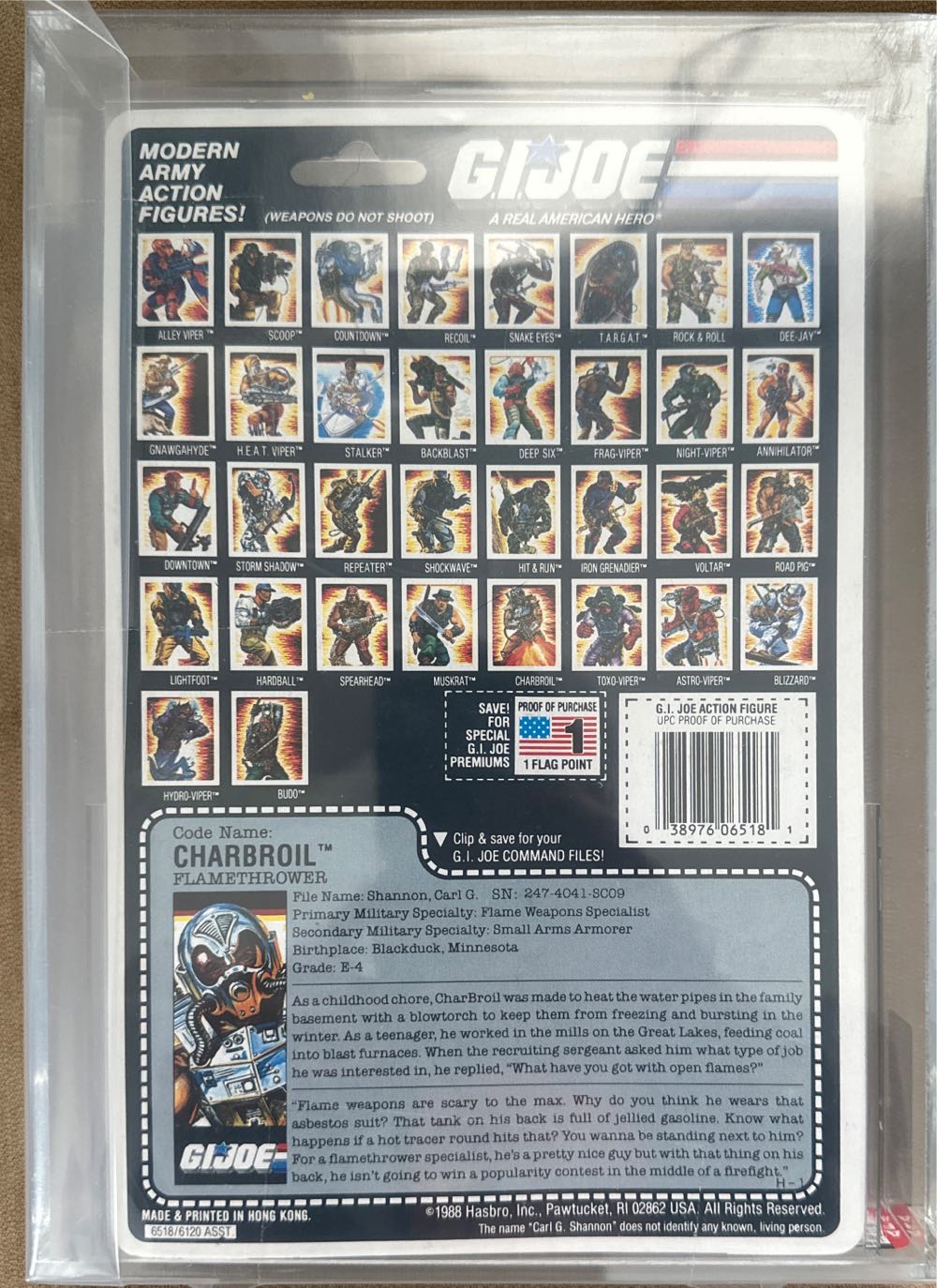 Charbroil V1 - Hasbro - G.I. Joe (G. I. JOE) action figure collectible [Barcode 038976065181] - Main Image 2