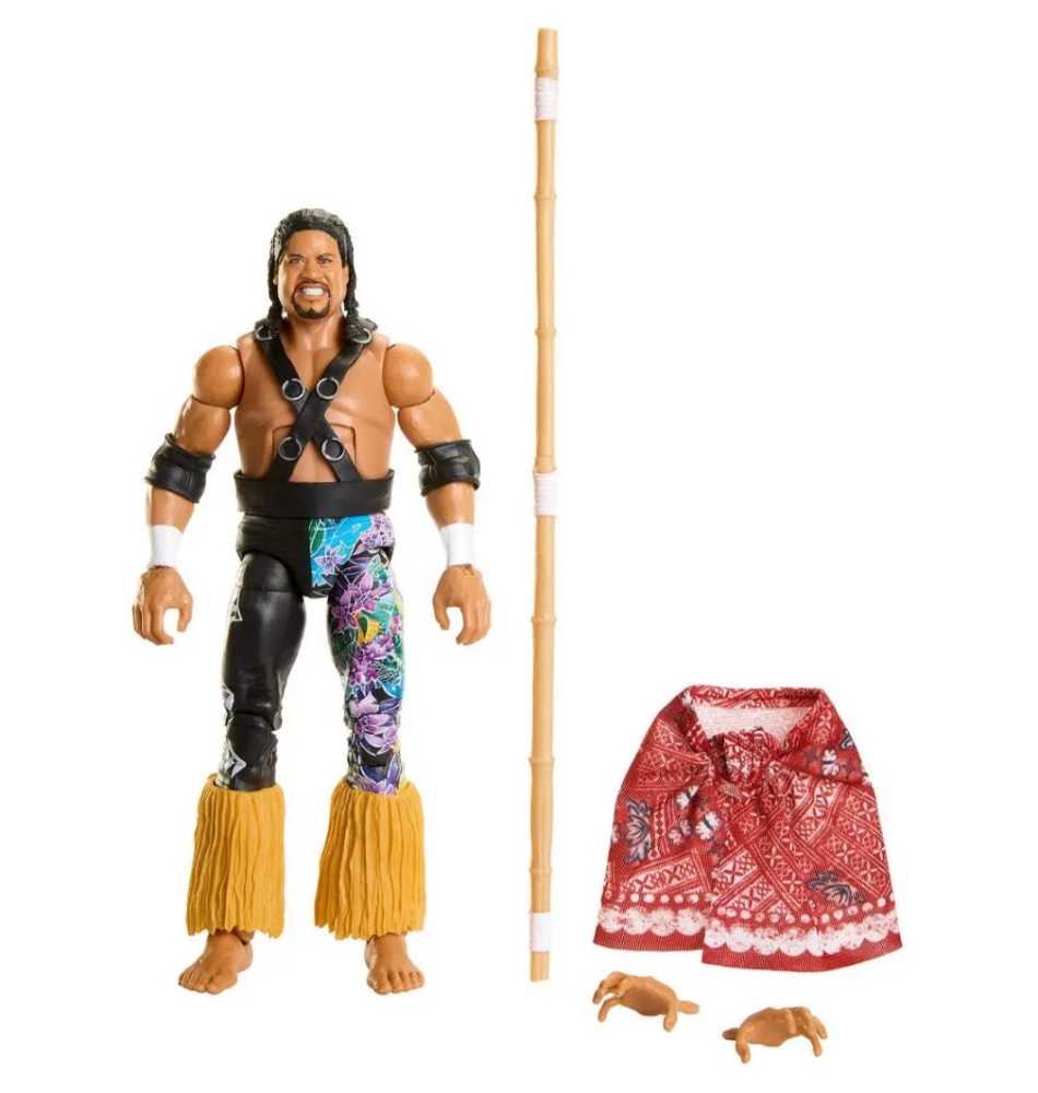 ELITE LEGENDS - FATU -s18 - Mattel (WWE Legends) action figure collectible [Barcode 194735117338] - Main Image 3