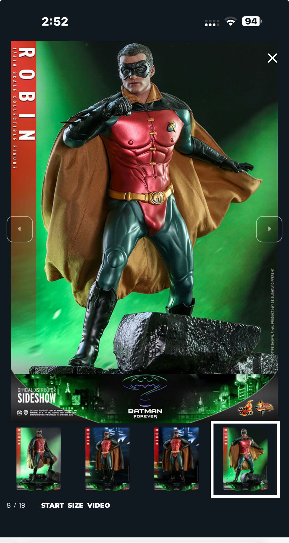 Robin Batman Forever Hot Toys MMS 594 - Hot Toys (Batman Forever) action figure collectible [Barcode 4895228607379] - Main Image 4