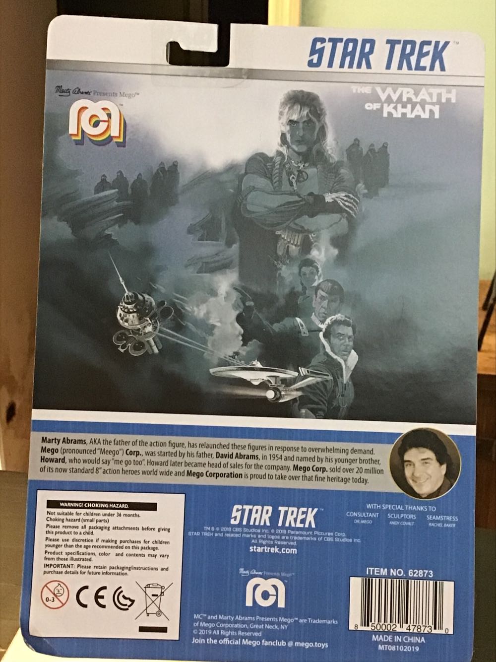 Star Trek Mego- Captain Spock Star Trek IV The Voyage Home - Figures Toy Company (Star Trek) action figure collectible [Barcode 850002478730] - Main Image 2