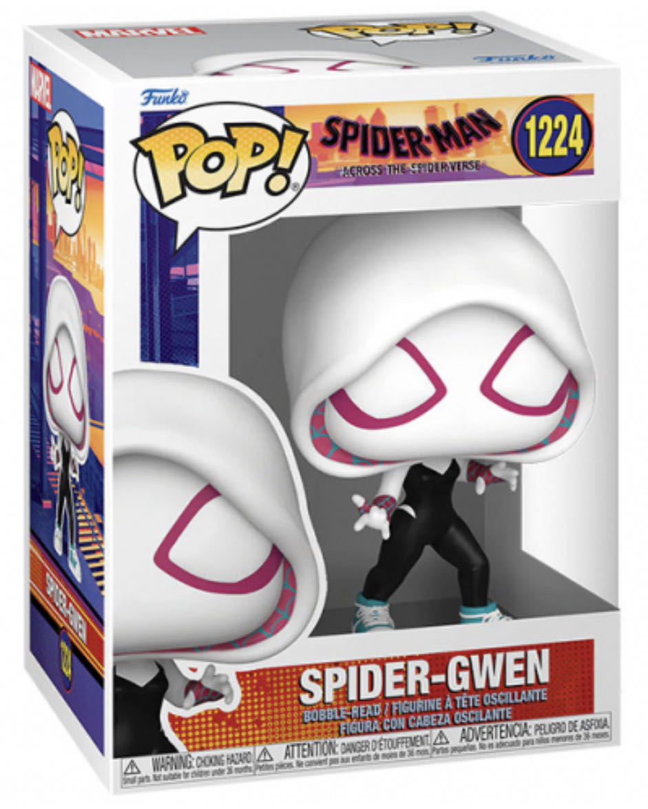 Spider-Gwen (Spider-Man Across The Spider-verse) 1224 - Funko (Spider-Man: Across the Spider-verse) action figure collectible [Barcode 889698657235] - Main Image 2