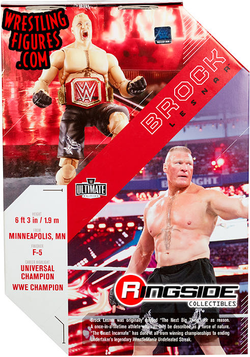 Brock Lesnar - Mattel Wwe (WWE Ultimate Edition 15) action figure collectible - Main Image 4