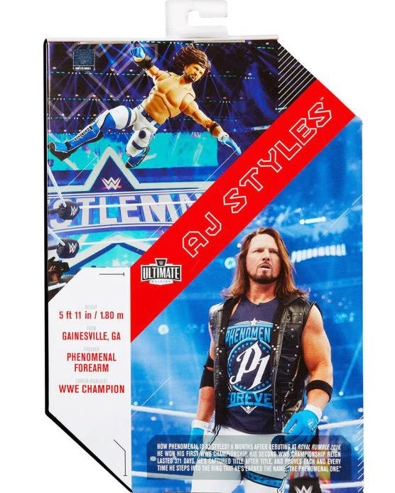 AJ Styles - Mattel Wwe (WWE Ultimate Edition 16) action figure collectible - Main Image 4