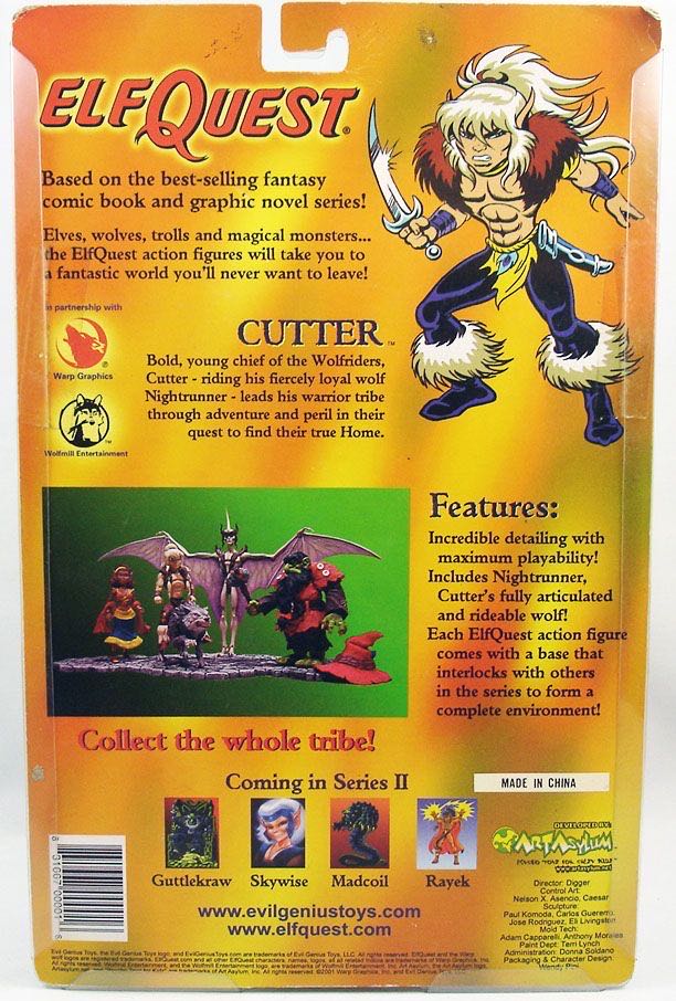 ElfQuest - Series 1 - Cutter - Art Asylum action figure collectible [Barcode 831667000016] - Main Image 2
