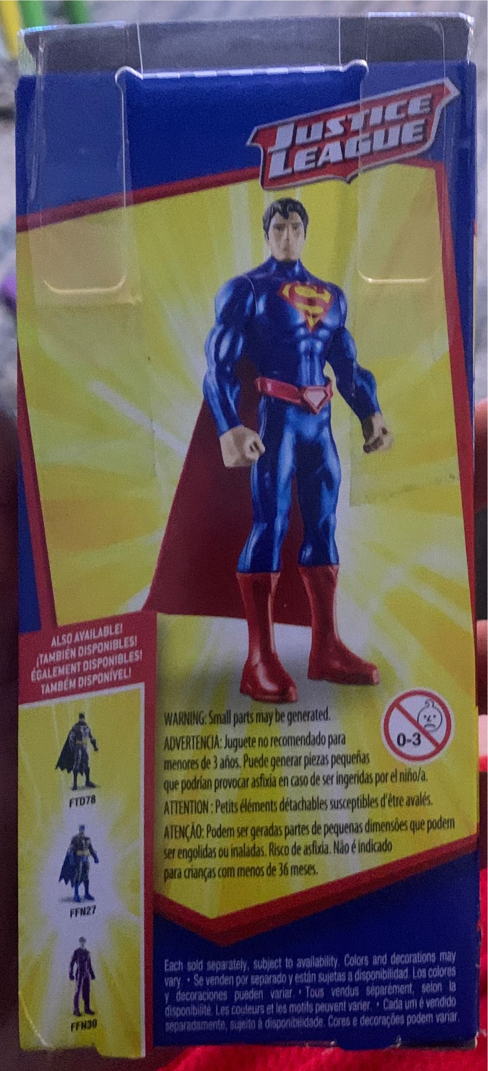 Mattel Dc Comics Justice League Action Superman Classic Figure 6” - Mattel DC (Justice League) action figure collectible [Barcode 887961490435] - Main Image 3