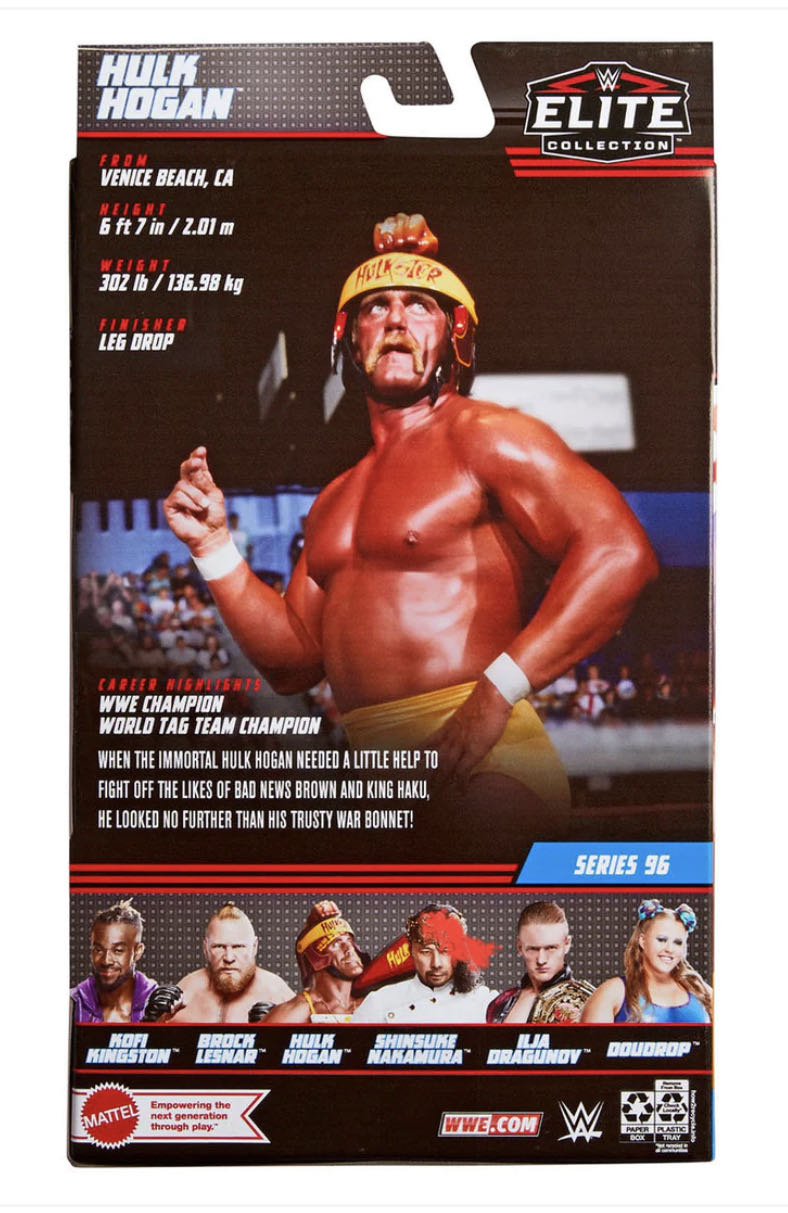 Hulk Hogan - Mattel (WWE) (WWE Elite Collection - Series 96) action figure collectible - Main Image 2