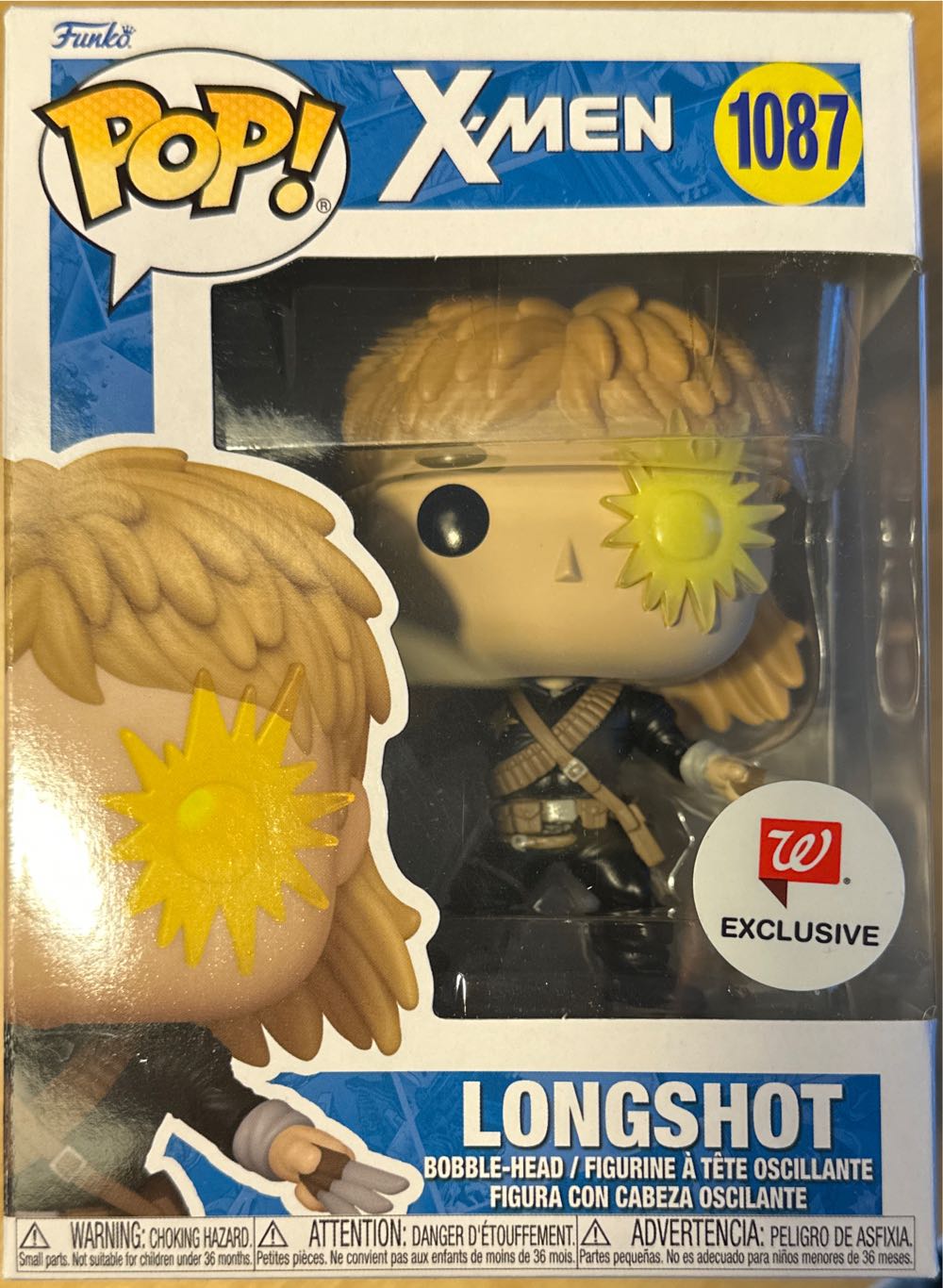 Funko X-men Longshot #1087 Walgreens Exclusive - Funko action figure collectible [Barcode 889698668804] - Main Image 2