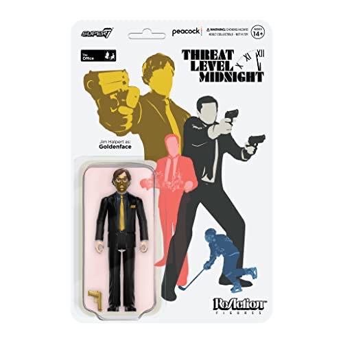 Jim Halpert as Goldenface - Super7 (The Office) action figure collectible [Barcode 840049825970] - Main Image 1