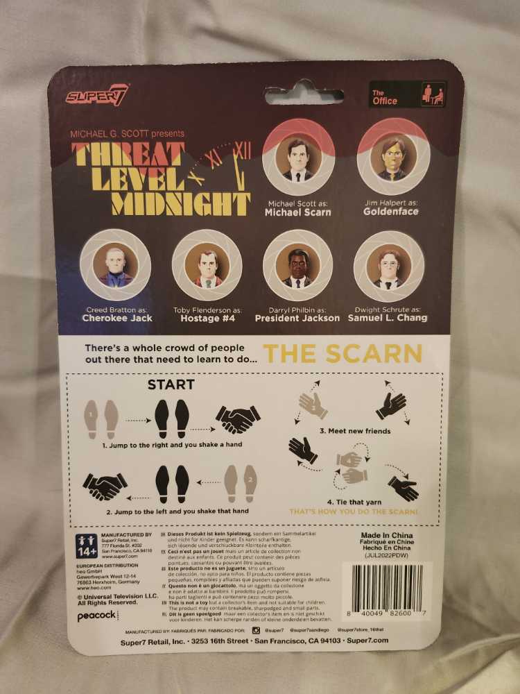 Toby Flenderson as Hostage #4 - Super7 (The Office) action figure collectible [Barcode 840049826007] - Main Image 2