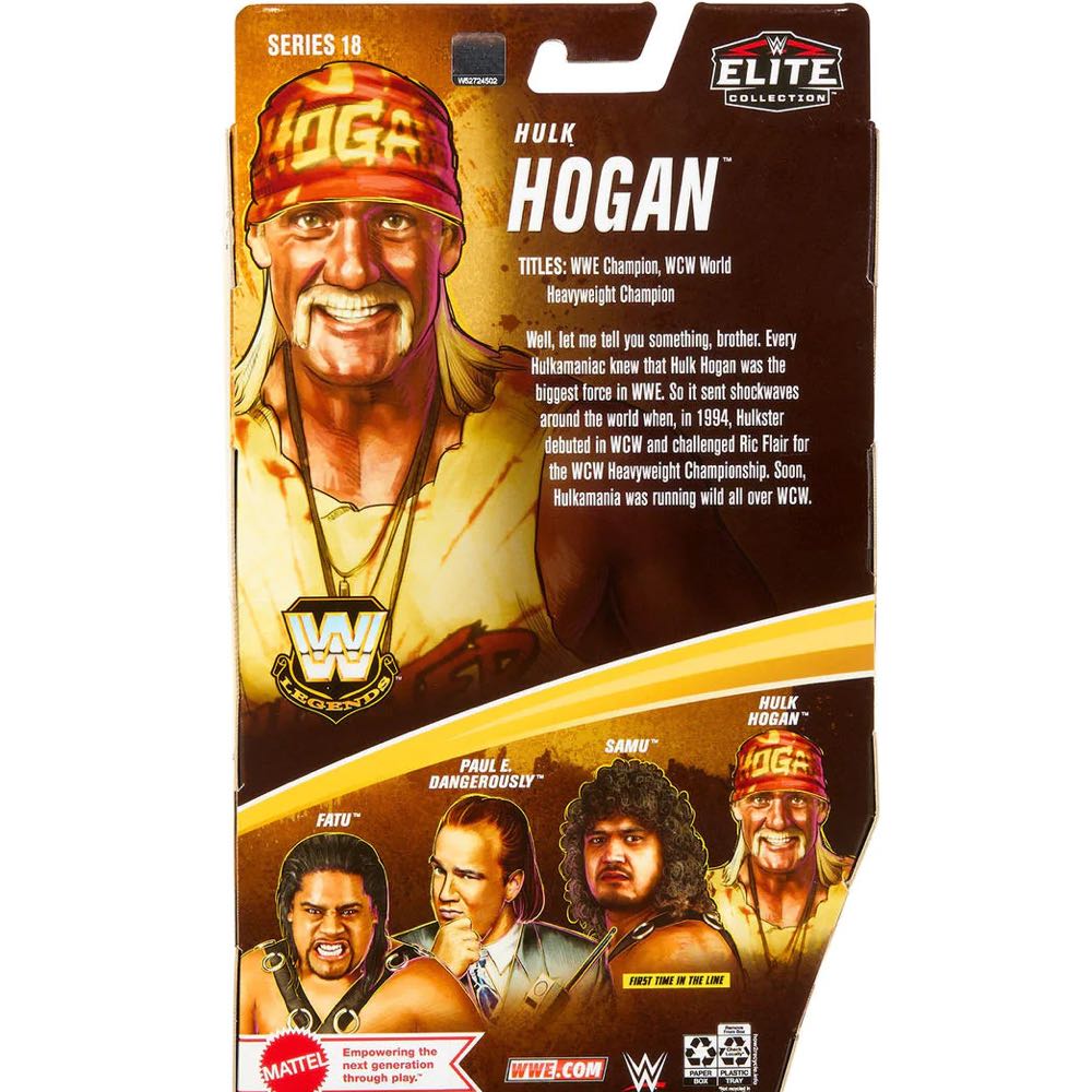 Hulk Hogan - Mattel Wwe (WWE Legends 18) action figure collectible - Main Image 4