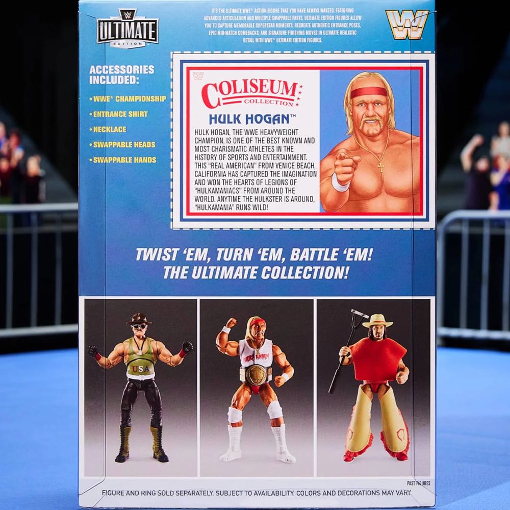 Hulk Hogan - Mattel Wwe (WWE Coliseum Collection 1) action figure collectible - Main Image 4