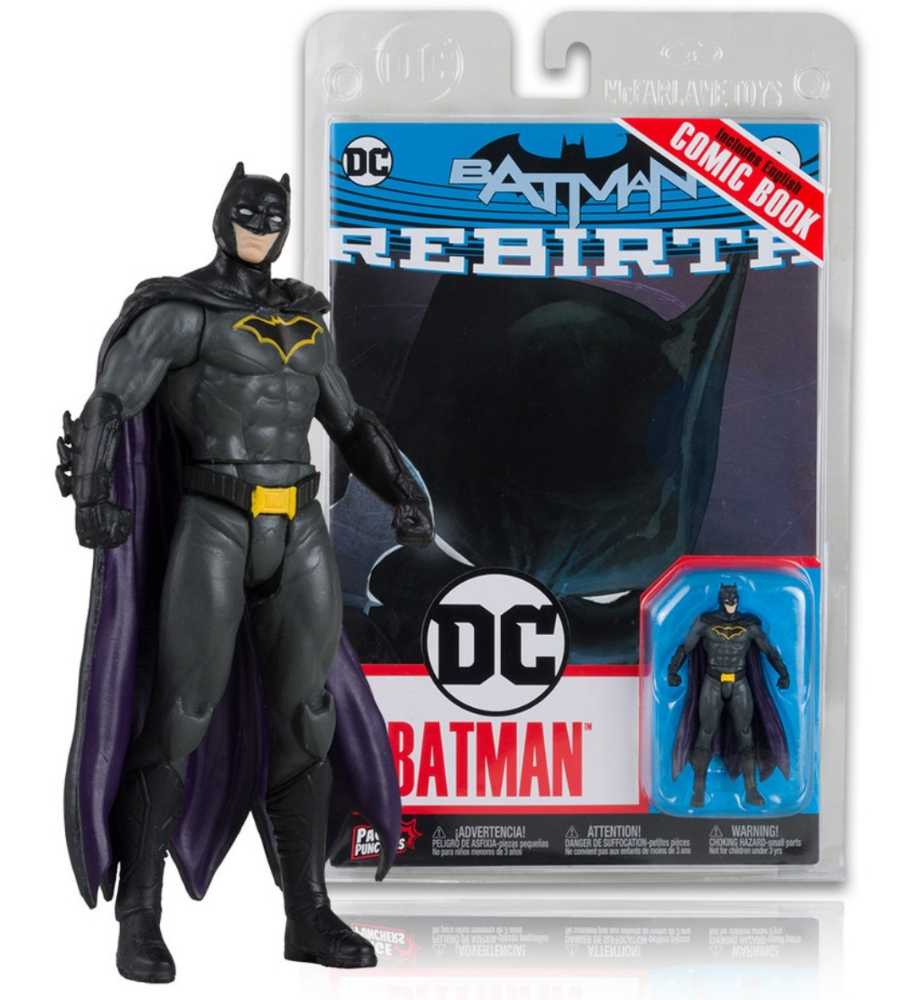 Batman Rebirth - McFarlane (DC Direct Page Punchers 3.75”) action figure collectible [Barcode 787926158519] - Main Image 3