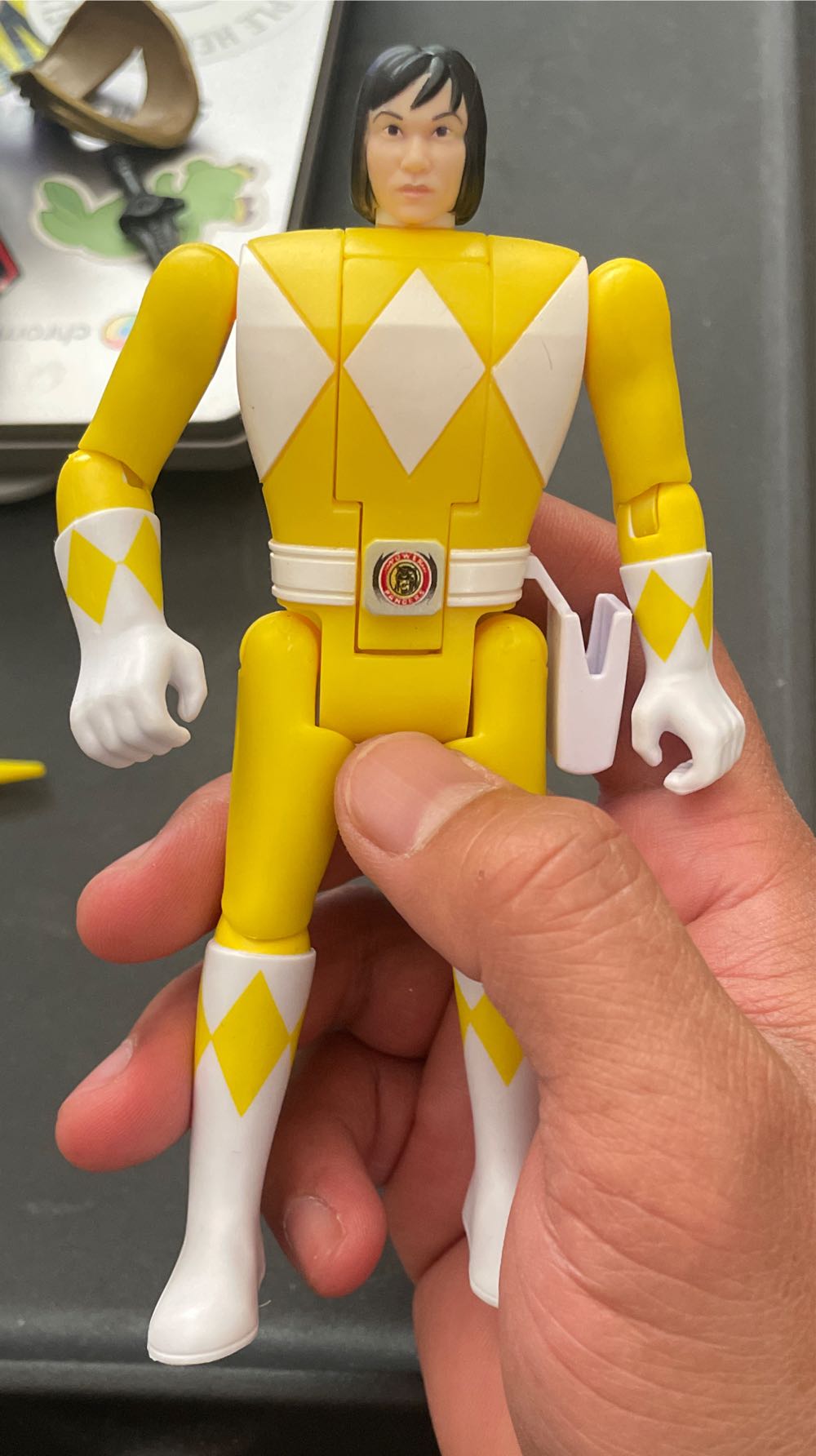 MMPR Yellow Ranger - Hasbro action figure collectible - Main Image 3