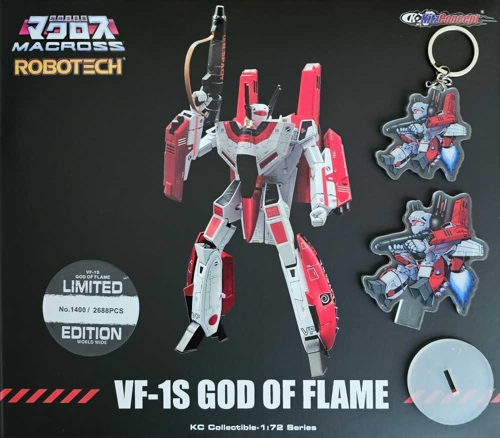 VS-1S Macross God Of Flame - Kitz Concept (Macross/Robotech) action figure collectible [Barcode 842197102101] - Main Image 1