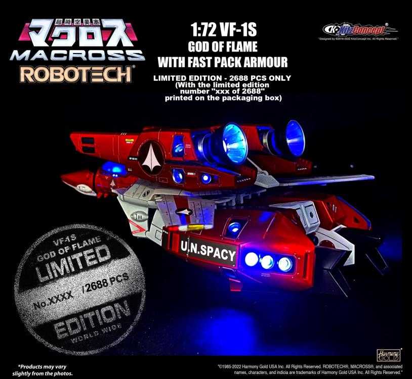 VS-1S Macross God Of Flame - Kitz Concept (Macross/Robotech) action figure collectible [Barcode 842197102101] - Main Image 3